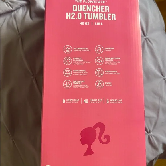 Stanley Quencher Limited Barbie  H2.0 Tumbler in Pink With Stanley Accessories!! - Picture 2 of 9